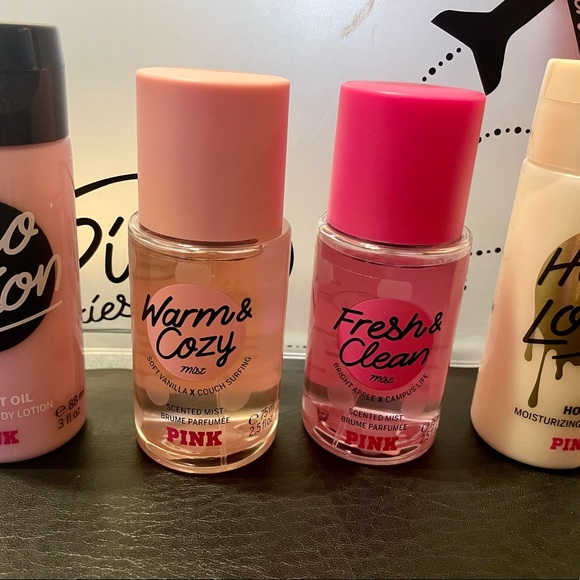 Victoria Secret “Pink Skies Ahead” travel set! - Picture 2 of 2